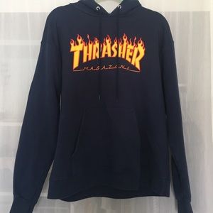 flame logo thrasher hoodie